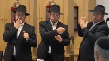 Isser Lubecki termine l’étude du Talmud en langage des signes