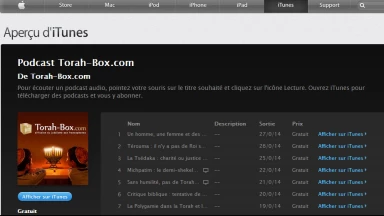 Torah-Box élu par Apple : 5ème meilleur Podcast de l'année