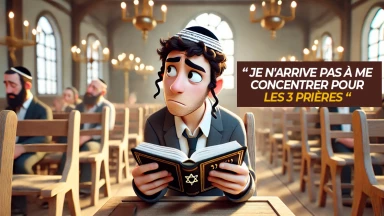 "Je n'arrive pas à me concentrer pour les 3 prières"