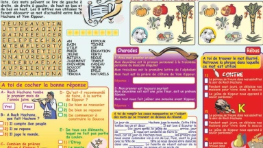 [A imprimer] Les enfants préparent Roch Hachana