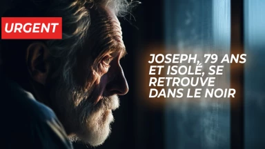 Joseph, 79 ans et isolé, se retrouve dans le noir