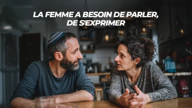 La femme a besoin de parler, de s'exprimer