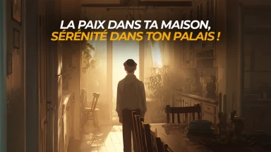  « La paix dans ta maison, sérénité dans ton palais ! »