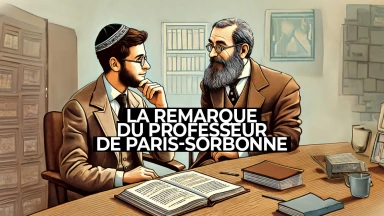 La remarque du Professeur de Paris-Sorbonne