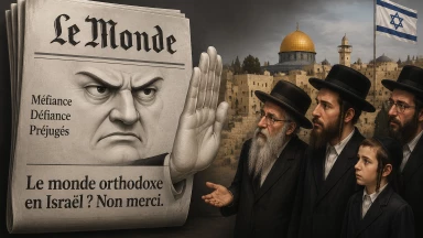 Après Israël, le Monde s'en prend aux orthodoxes