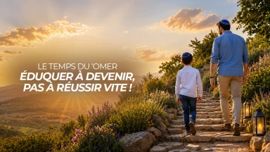 Le temps du ‘Omer : éduquer à devenir, pas à réussir vite !