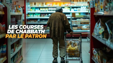Les courses de Chabbath par le Patron