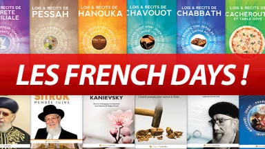 Les French Days : -30% sur 18 livres Torah-Box, jusqu'au 1er Mai !