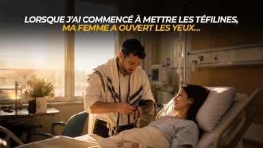 Lorsque j’ai commencé à mettre les Téfilines, ma femme a ouvert les yeux…