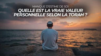 Manque d’estime de soi : quelle est la vraie valeur personnelle selon la Torah ? 