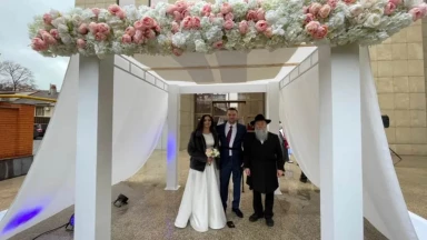 Premier mariage juif en Ukraine depuis le début de la guerre