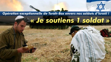 Torah-Box réchauffe le cœur de 200 soldats d’Israël ! (Photos + Vidéo)