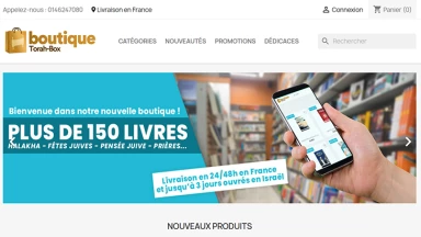 Ouverture de la nouvelle boutique Torah-Box en ligne : à vos paniers !