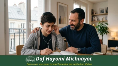 Dans 1 an, vous aurez terminé la Michna. Commencez aujourd'hui : Daf Hayomi Michnayot