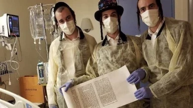 Pourim : des volontaires réconfortent un enfant de 3 ans atteint d’un cancer