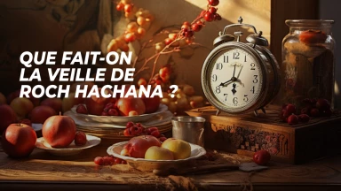 Que fait-on la veille de Roch Hachana ?