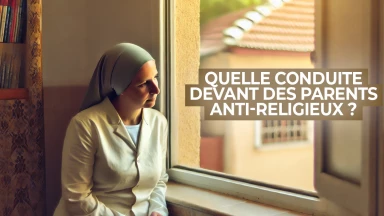 Quelle conduite devant des parents anti-religieux ?