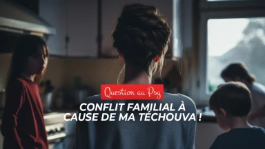 Question au Psy : Conflit familial à cause de ma Téchouva !