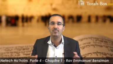 Étudiez le livre "Néfèch Ha'haim" virtuellement avec Rav Bensimon !