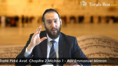 Pirké Avot avec le Rav Mimran : chaque semaine jusqu'à Chavouot !