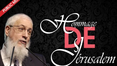 Rav Sitruk : Hommage à Jerusalem pour les 1 an