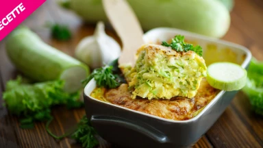Recette de Pessa'h : Gratin de courgettes