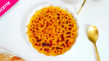 Recette Dessert : La crème brûlée 