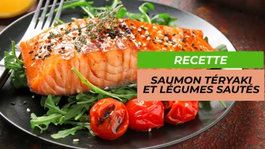Recette : Le Saumon Téryaki et Légumes sautés 