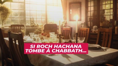 Roch Hachana qui tombe Chabbath - quelques détails à connaître