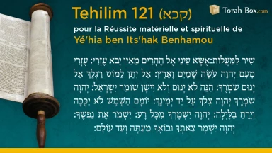 Nouveau : générez un Téhilim personnalisé à partager !