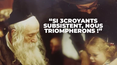 “Si trois croyants subsistent, nous triompherons !”