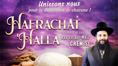 Soirée Hafrachat 'Halla ce jeudi sur Torah-Box à 20h