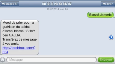 Parrainez un blessé des Attentats par la prière