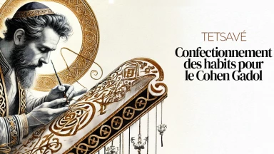 Tetsavé : confectionnement des habits pour le Cohen Gadol 