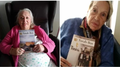 Visite aux personnes âgées à Jérusalem : remise du magazine Torah-Box