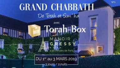 L'équipe Torah-Box est à Paris ce Chabbath, réservez votre place