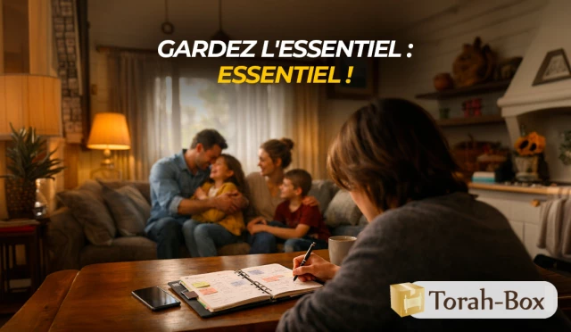 Gardez l'essentiel : essentiel !
