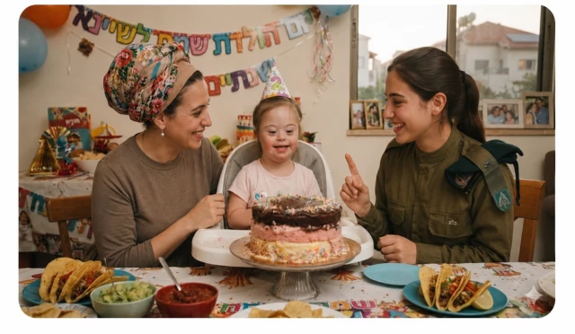 Le Blog de ‘Hava, maman d'une petite trisomique - Un menu d'anniversaire "sur mesure..." pour Sheyna