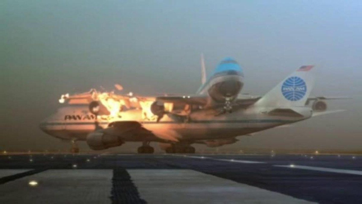 Avion airbus en feu