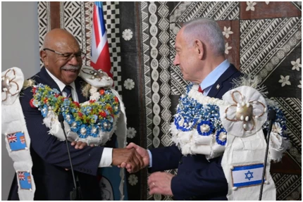 « Bonne année» aux Iles Fidji…