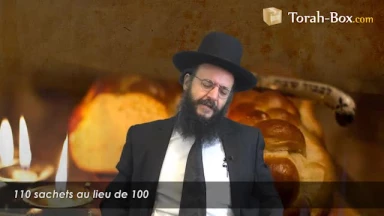 110 sachets au lieu de 100