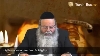 Rav Kotler et le clocher de l'église