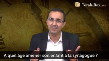 A quel âge amener son enfant à la Synagogue ?