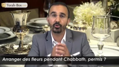 Arranger des fleurs pendant Chabbath, permis ?