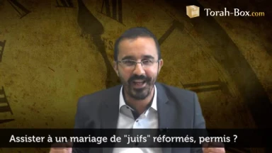 Assister à un mariage de "juifs réformés"