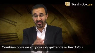 Combien boire de vin pour s'acquitter de la Havdala ?
