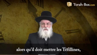 Comment mettre les Téfilines avec un plâtre ?