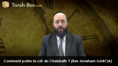 Comment porter une clé, le Chabbath ?
