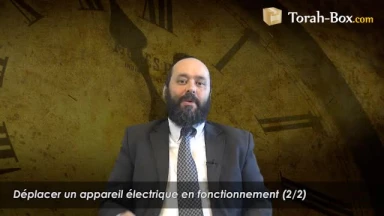 Déplacer un appareil électrique en fonctionnement (2/2)