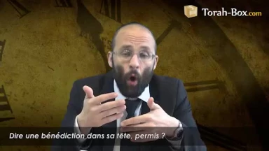 Dire une bénédiction dans sa tête, permis ?